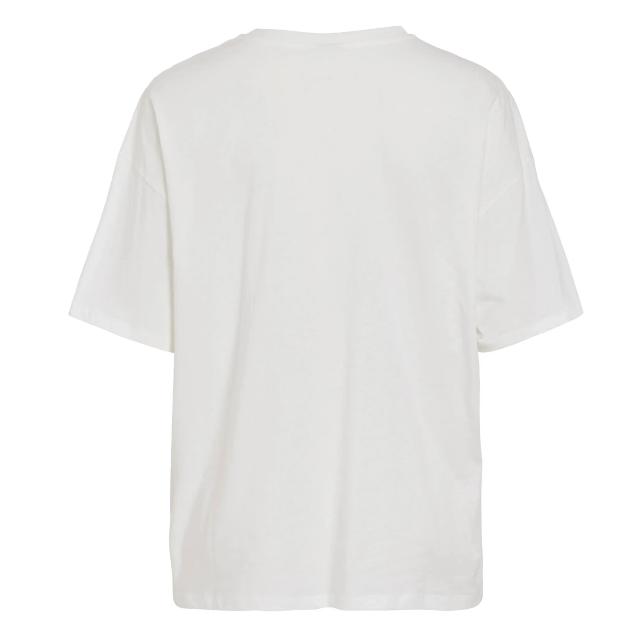 Womens Vila Snow White Vicolo Lobster Loose S/s T Shirt - Image 2