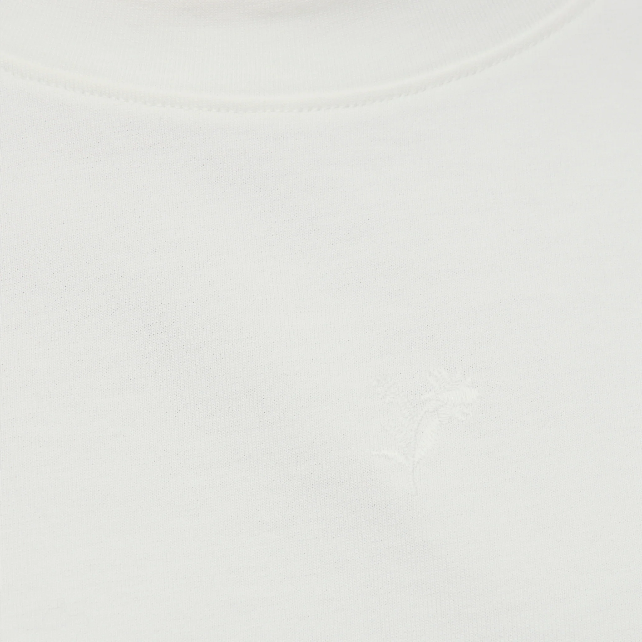 Womens Vila Snow White Vimonie Flower Embroidered S/s T Shirt - Image 3