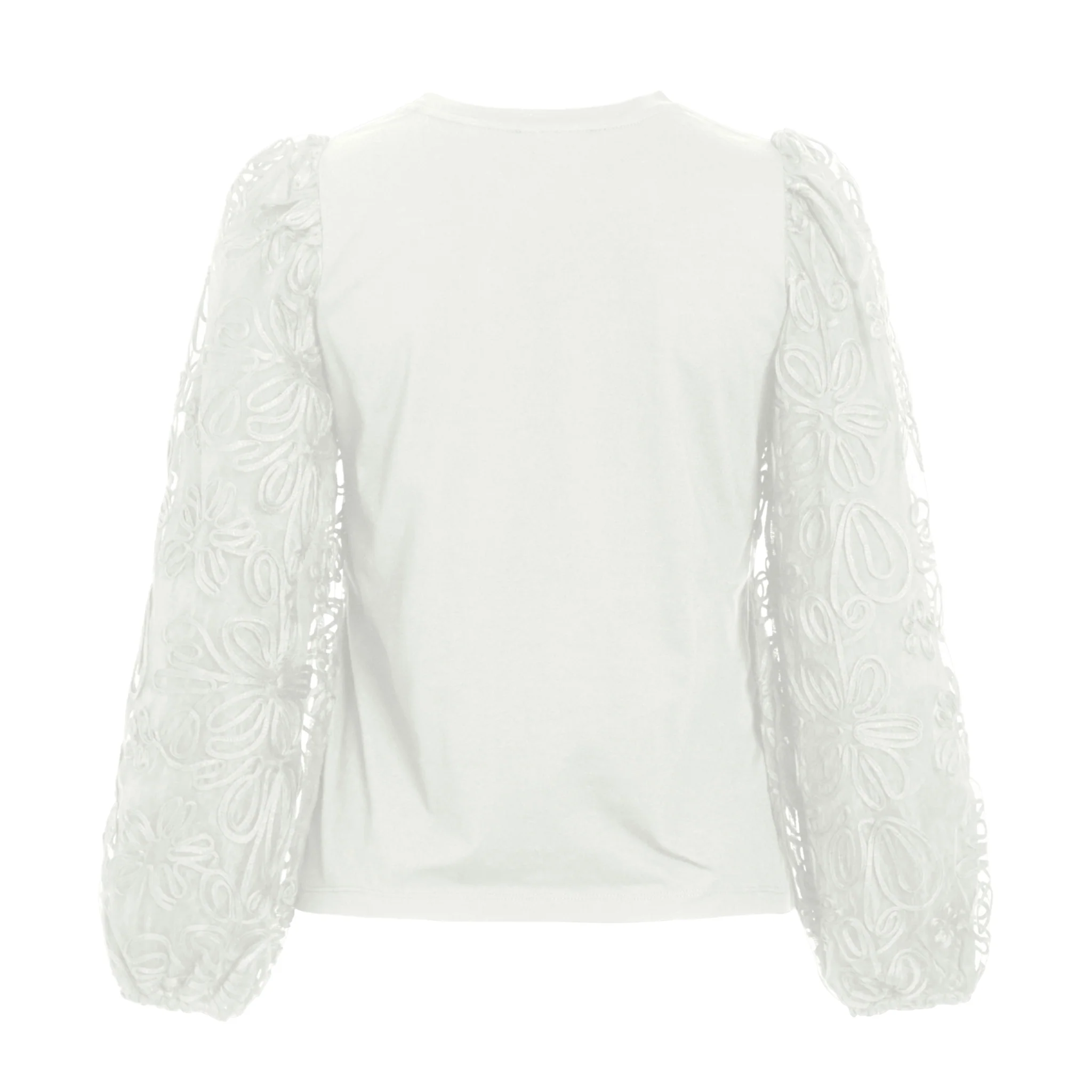 Womens Vila Snow White Visimonia L/s Top - Image 2