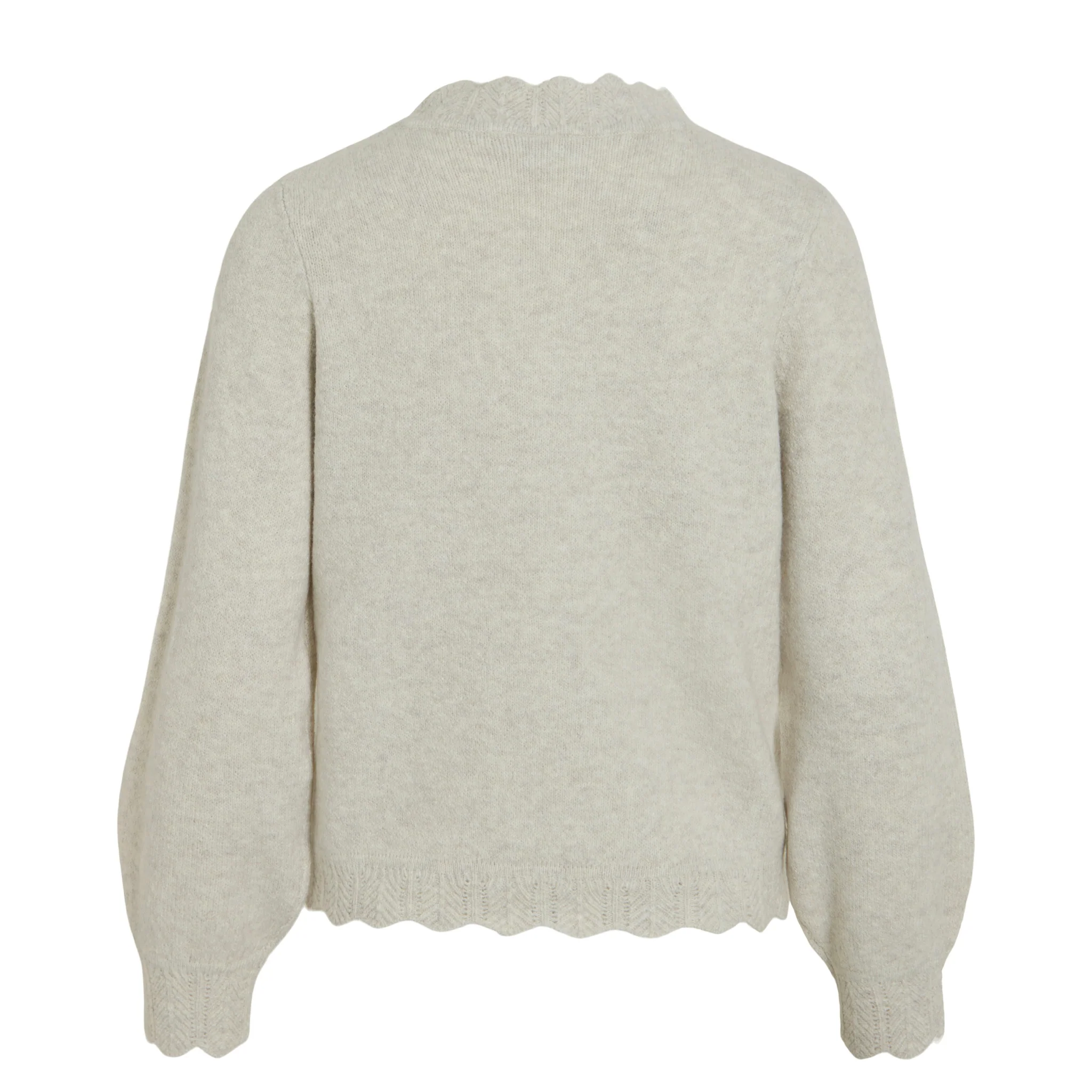 Womens Vila Super Light Melange Vinikolina Knitted Jumper - Image 3