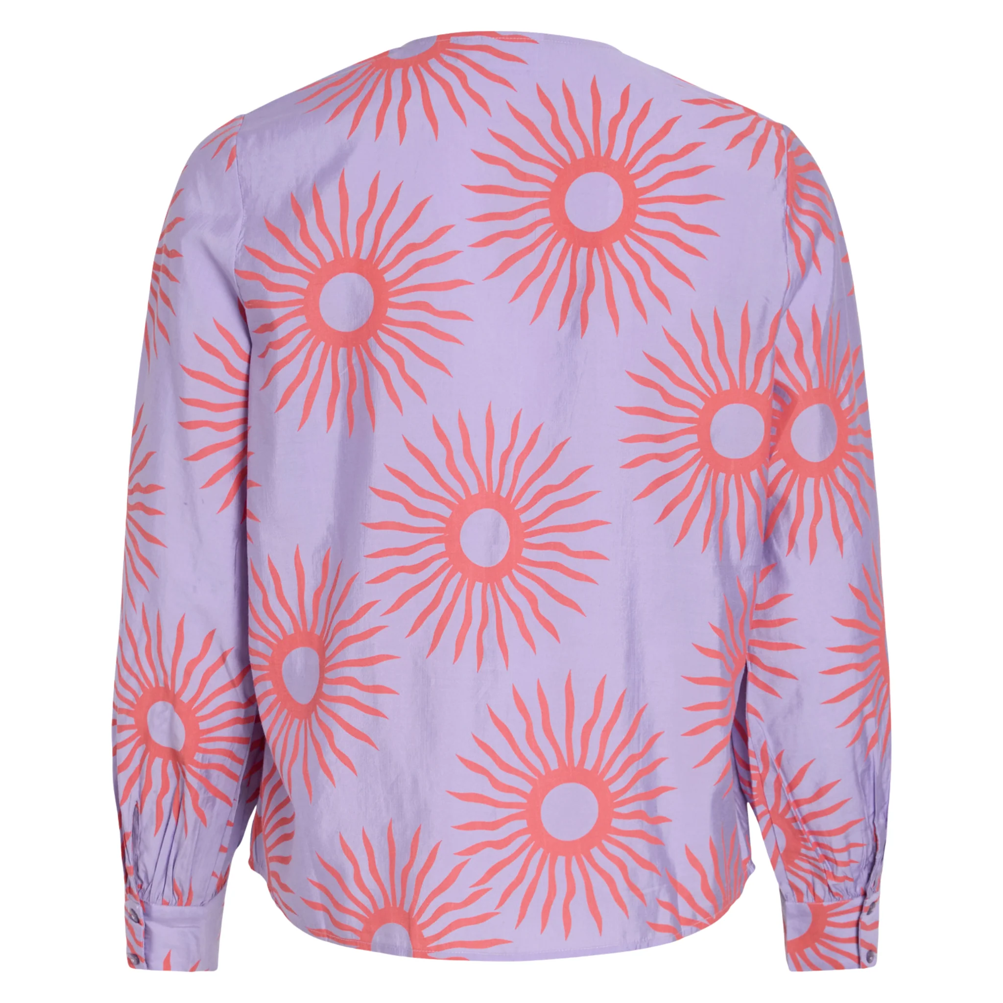 Womens Vila Violet Tulip Viboa Blouse - Image 2