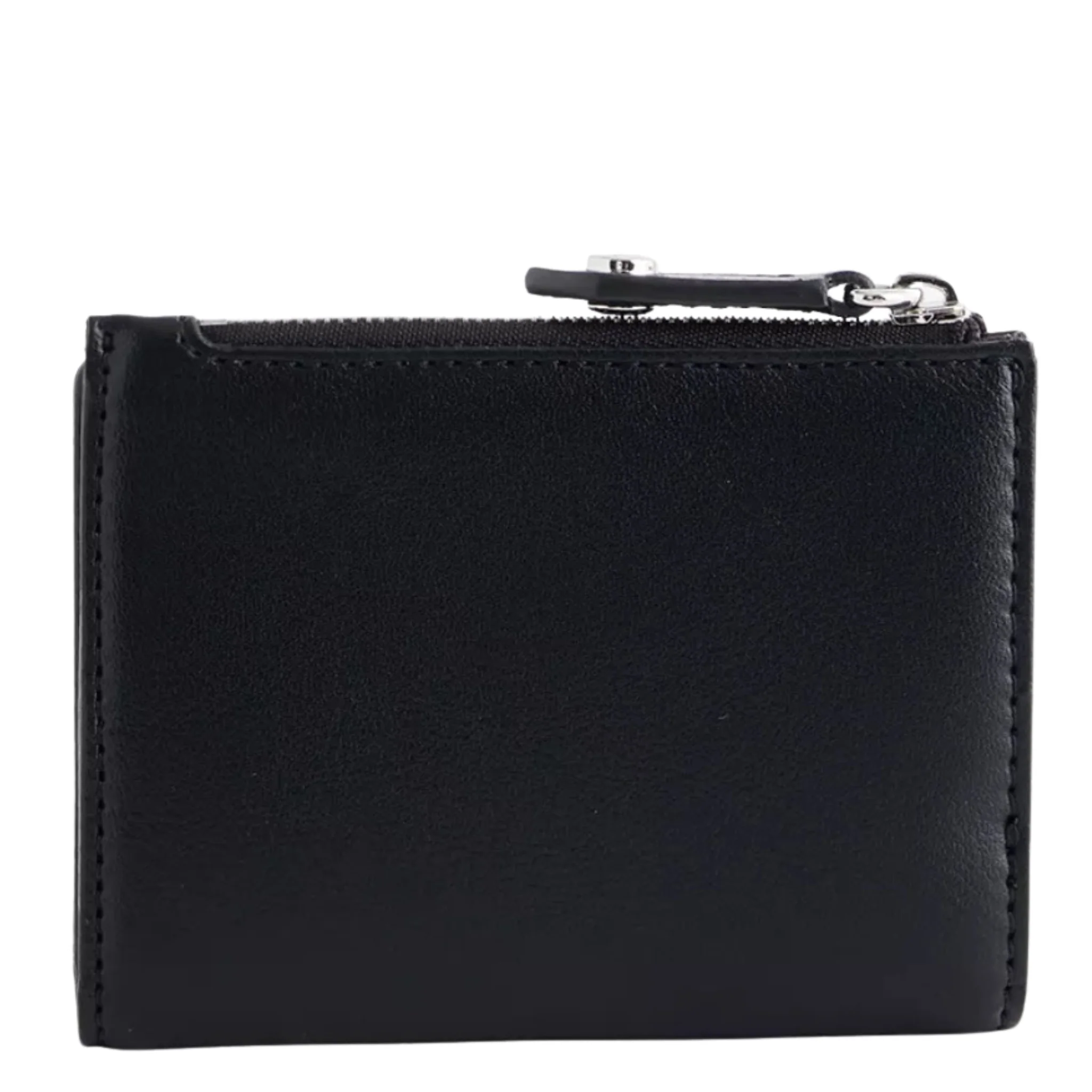 Womens Vivienne Westwood Black Smooth Slim Flap Card Holder - Image 4