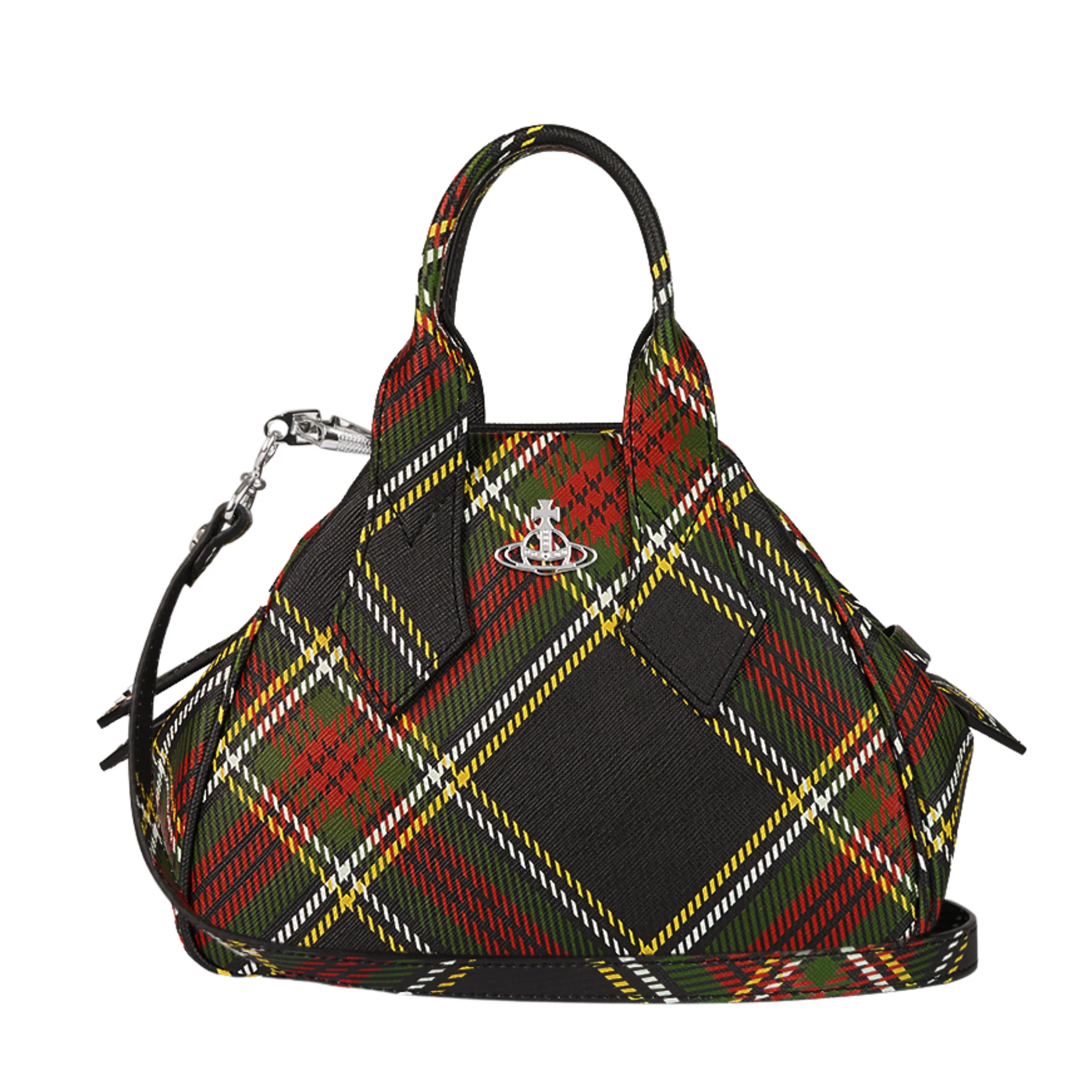 Womens Vivienne Westwood Chelsea Tartan Yasmine Small Bag - Image 2