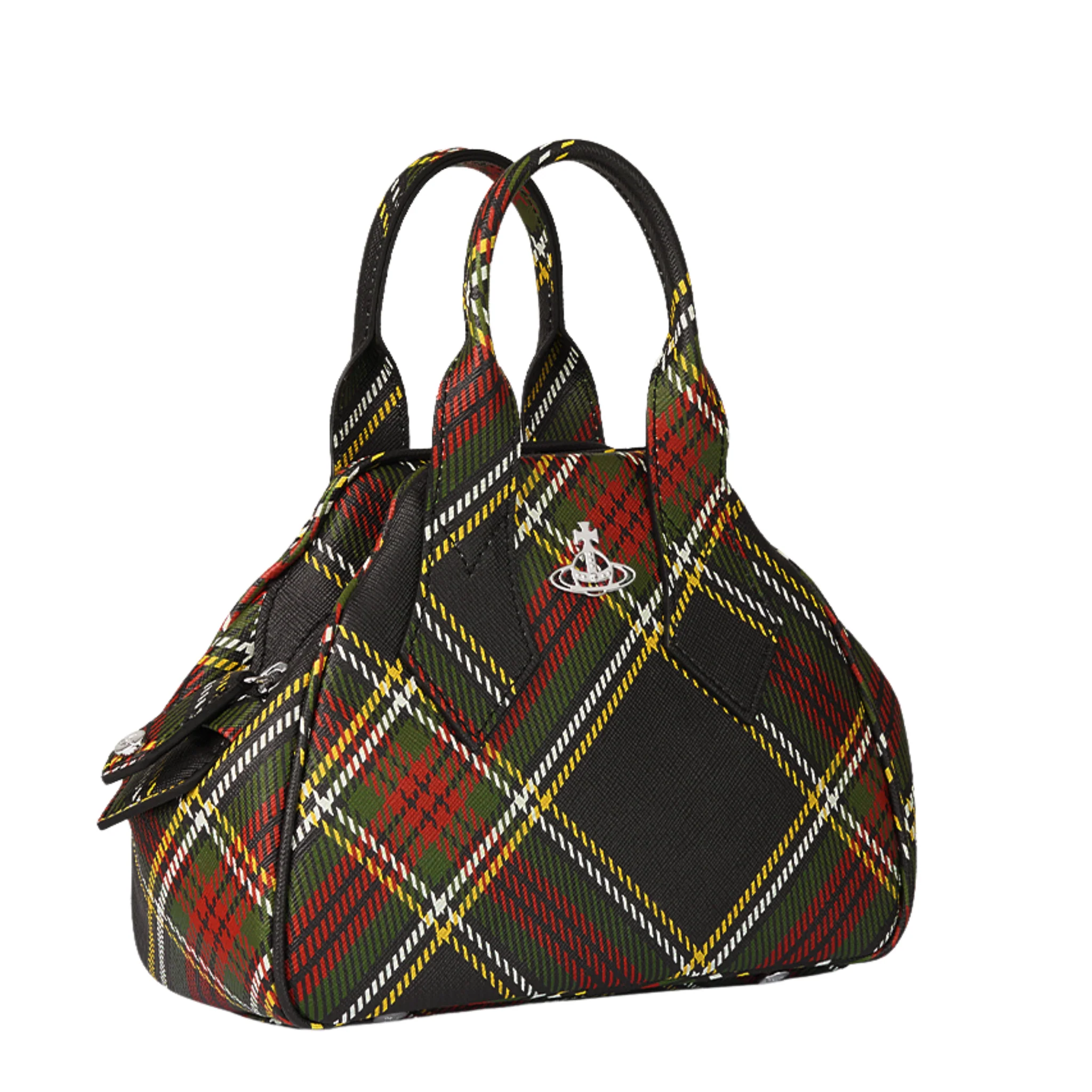 Womens Vivienne Westwood Chelsea Tartan Yasmine Small Bag - Image 3