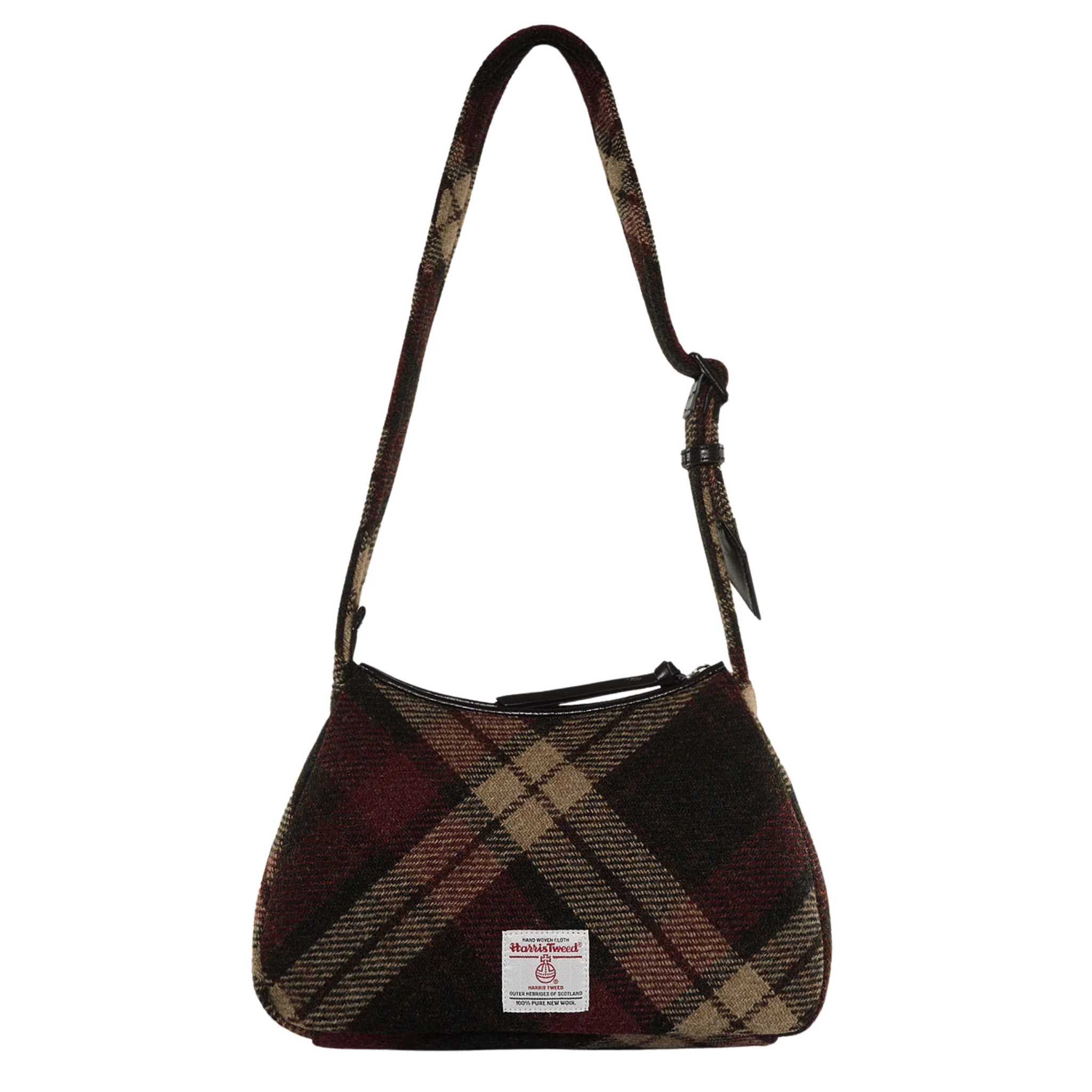 Womens Vivienne Westwood Harris Tweed Check Kate Shoulder Bag - Image 4