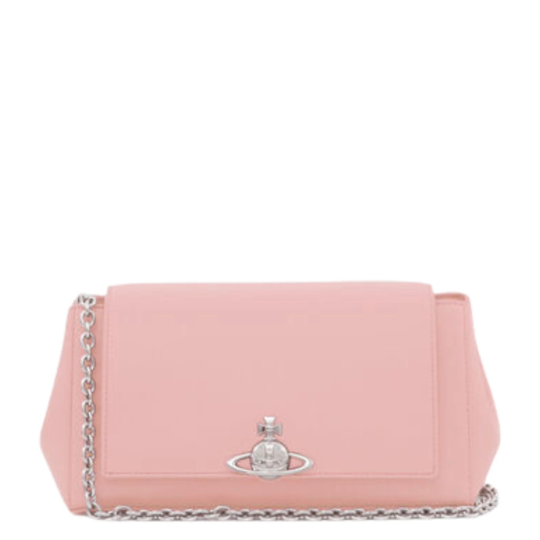 Womens Vivienne Westwood Pastel Pink Smooth Hazel Medium Handbag - Image 2