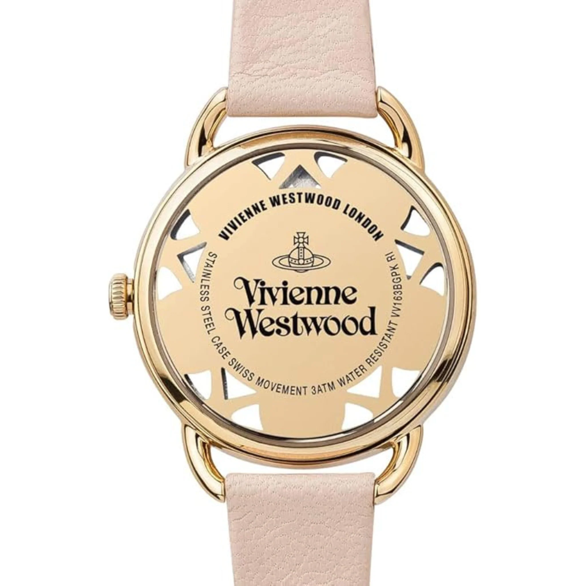 Womens Vivienne Westwood Pink Leadenhall Leather Watch - Image 2