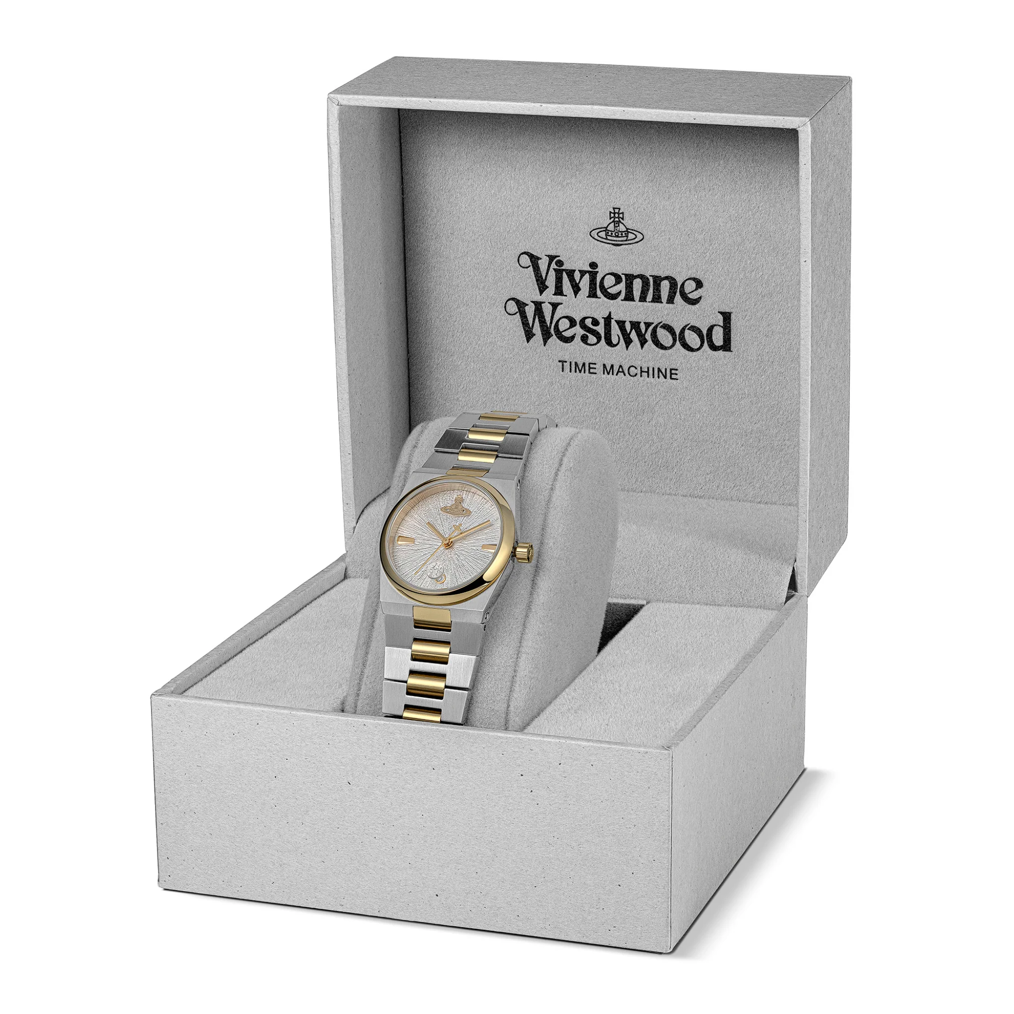 Womens Vivienne Westwood Silver/Gold The Hoxton Watch - Image 3