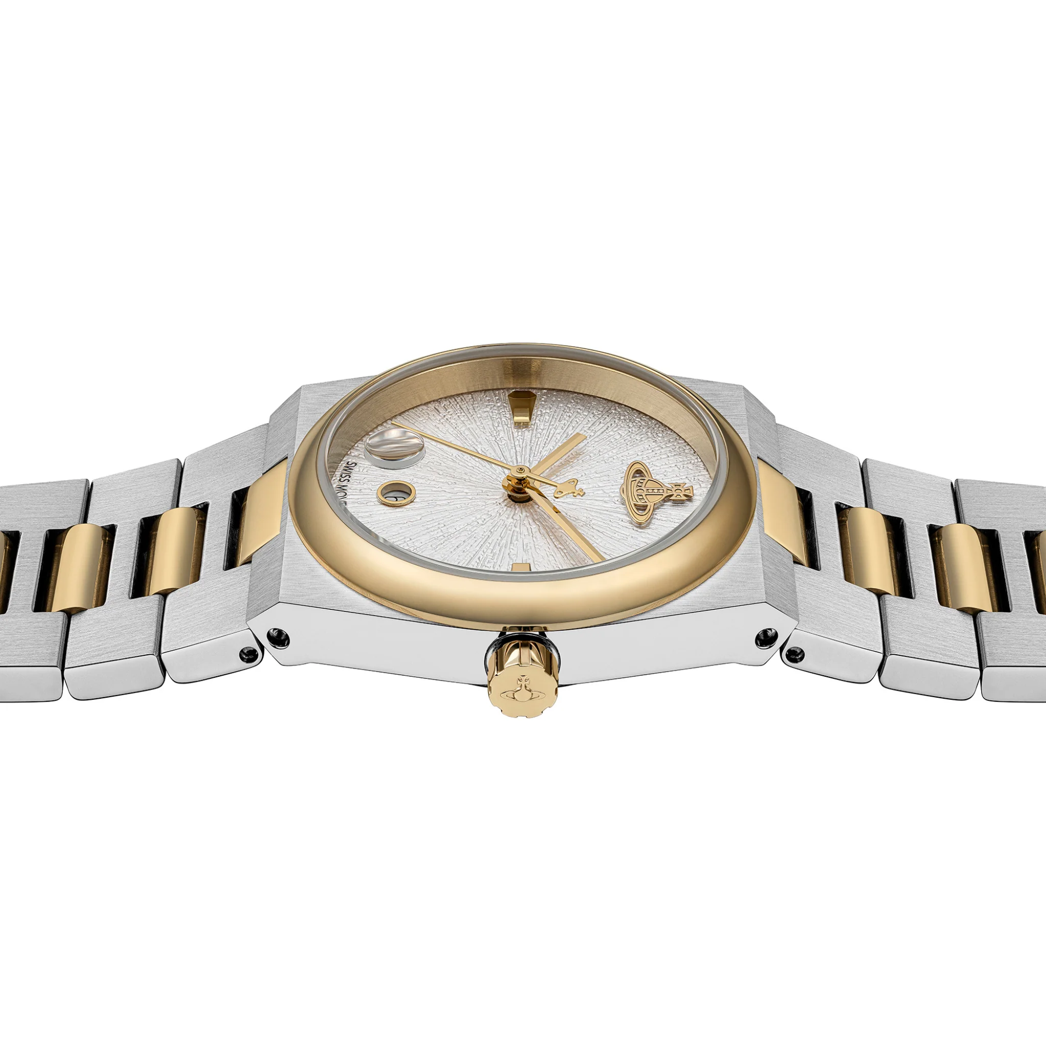 Womens Vivienne Westwood Silver/Gold The Hoxton Watch - Image 5