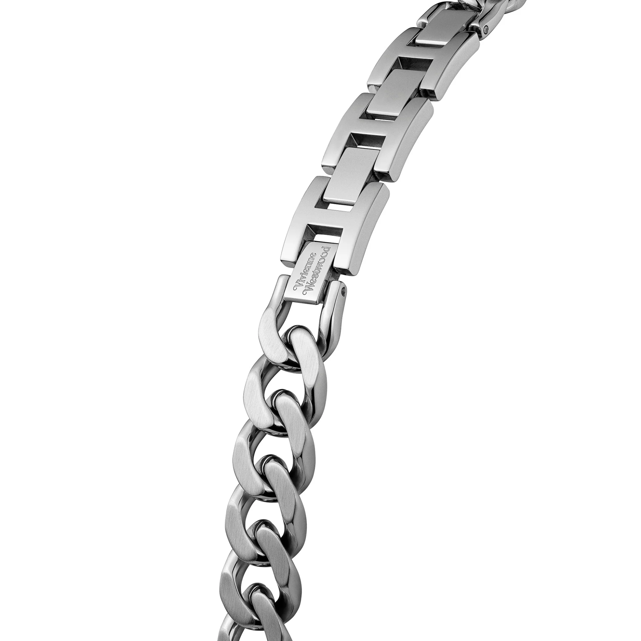 Womens Vivienne Westwood Silver Orb Button Bracelet Watch - Image 7
