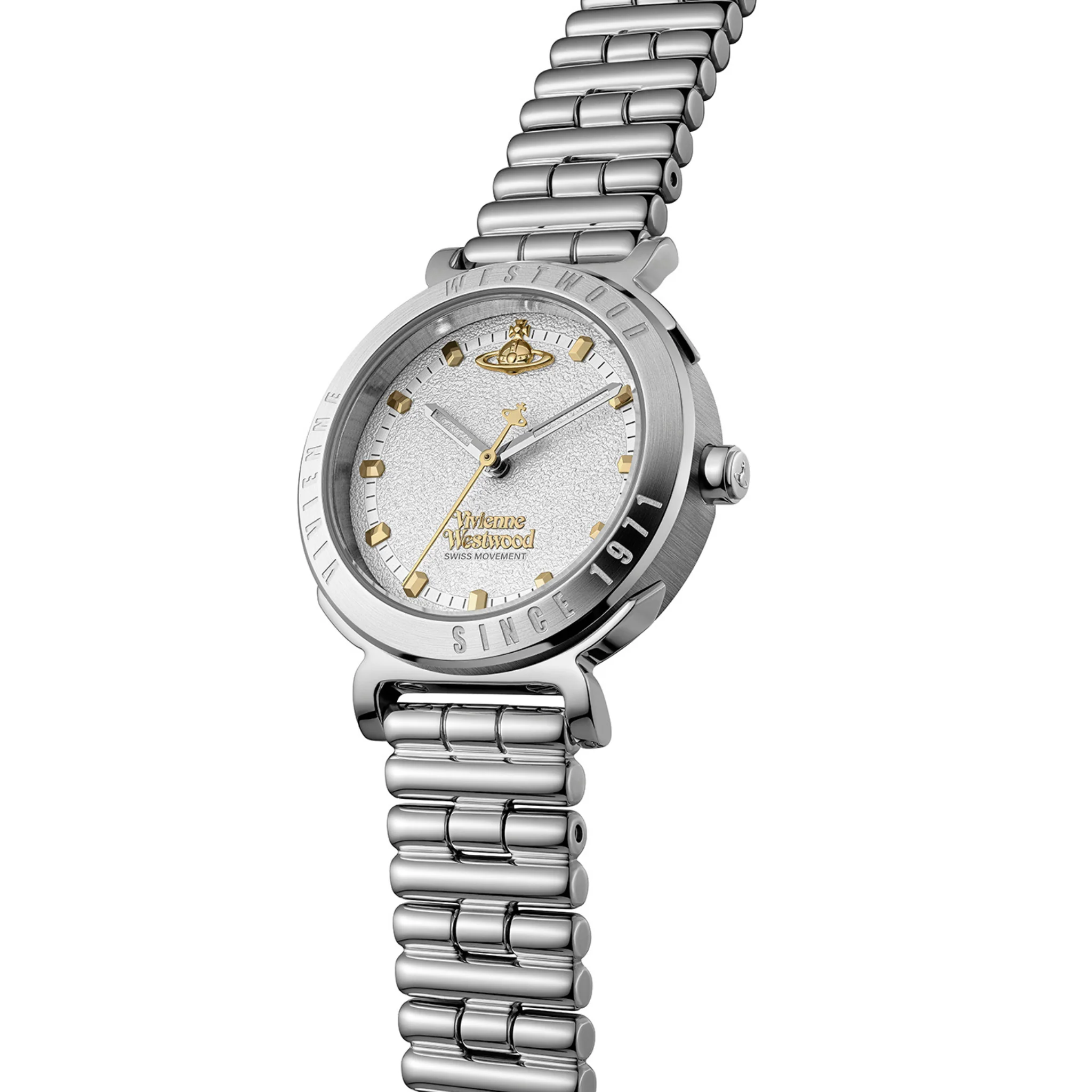 Womens Vivienne Westwood Silver/White Dial The Chelsea Watch - Image 2