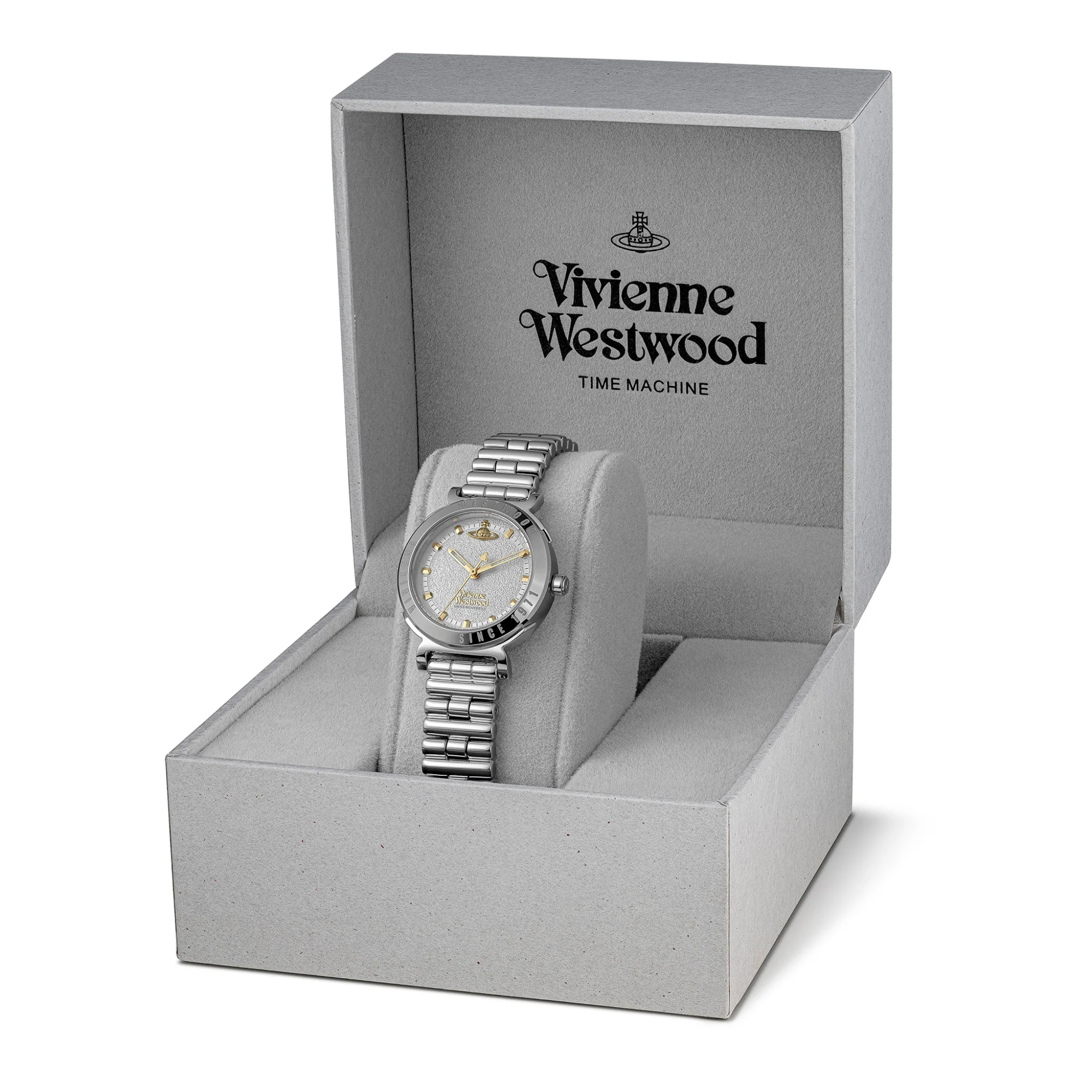 Womens Vivienne Westwood Silver/White Dial The Chelsea Watch - Image 3
