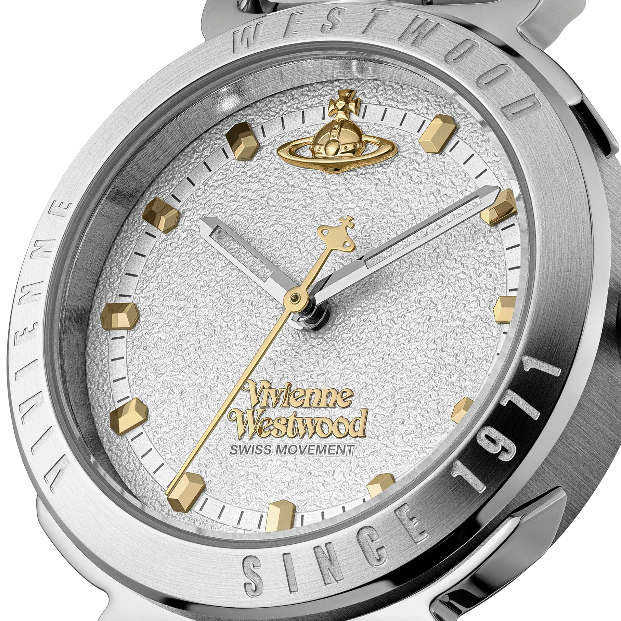 Womens Vivienne Westwood Silver/White Dial The Chelsea Watch - Image 4