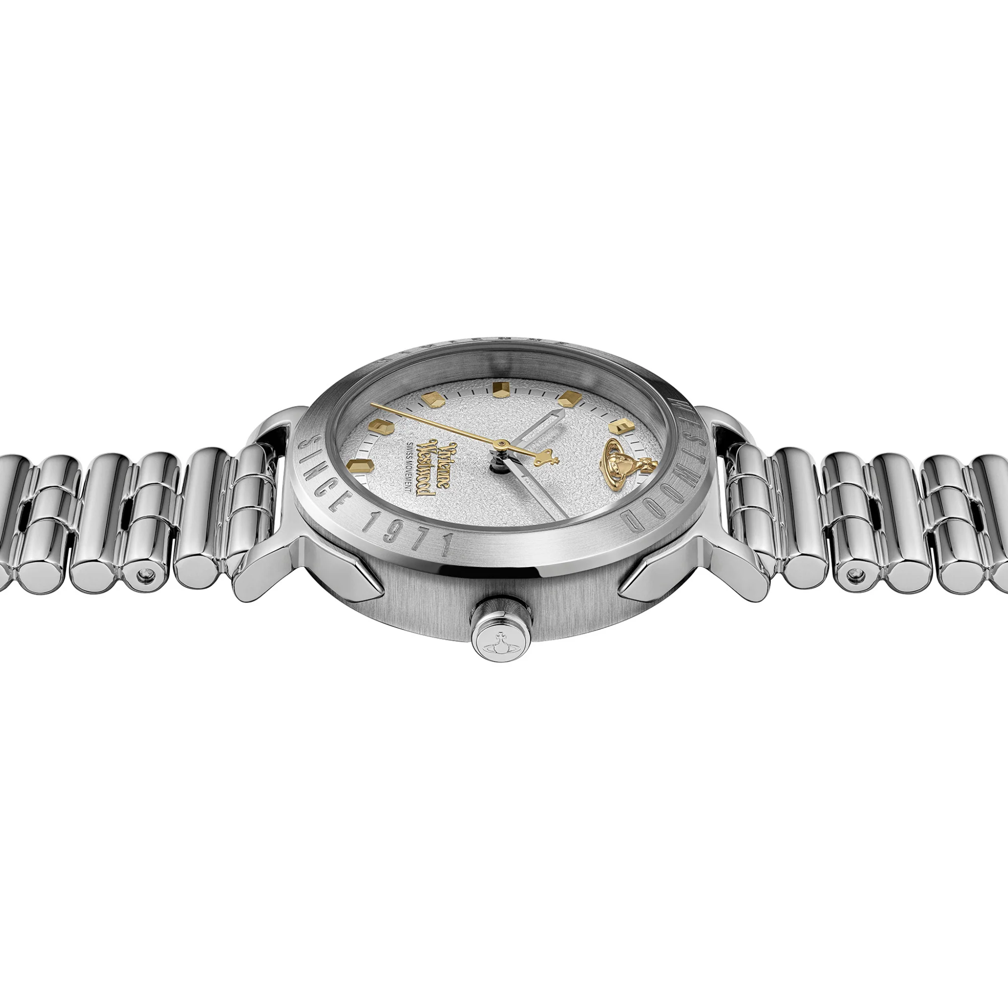 Womens Vivienne Westwood Silver/White Dial The Chelsea Watch - Image 6